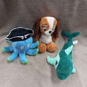 3 Plush Toys (Different brands)